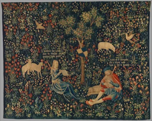 Hirte und Hirtin machen Musik, ca. 1500-30